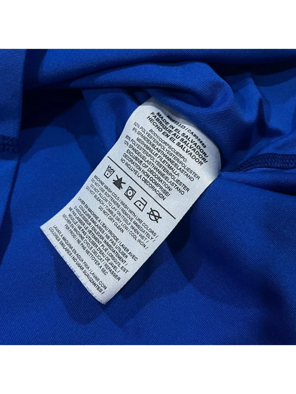 Nike Pro Boys Blue Swoosh Short Sleeve T Shirt Fitted Size Large